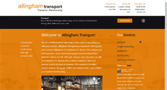 Desktop Screenshot of allingham-transport.com