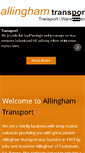 Mobile Screenshot of allingham-transport.com